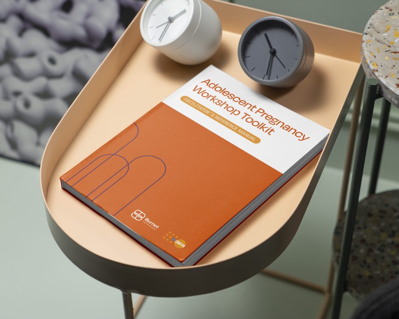 Magazine on Table PSD Mockup