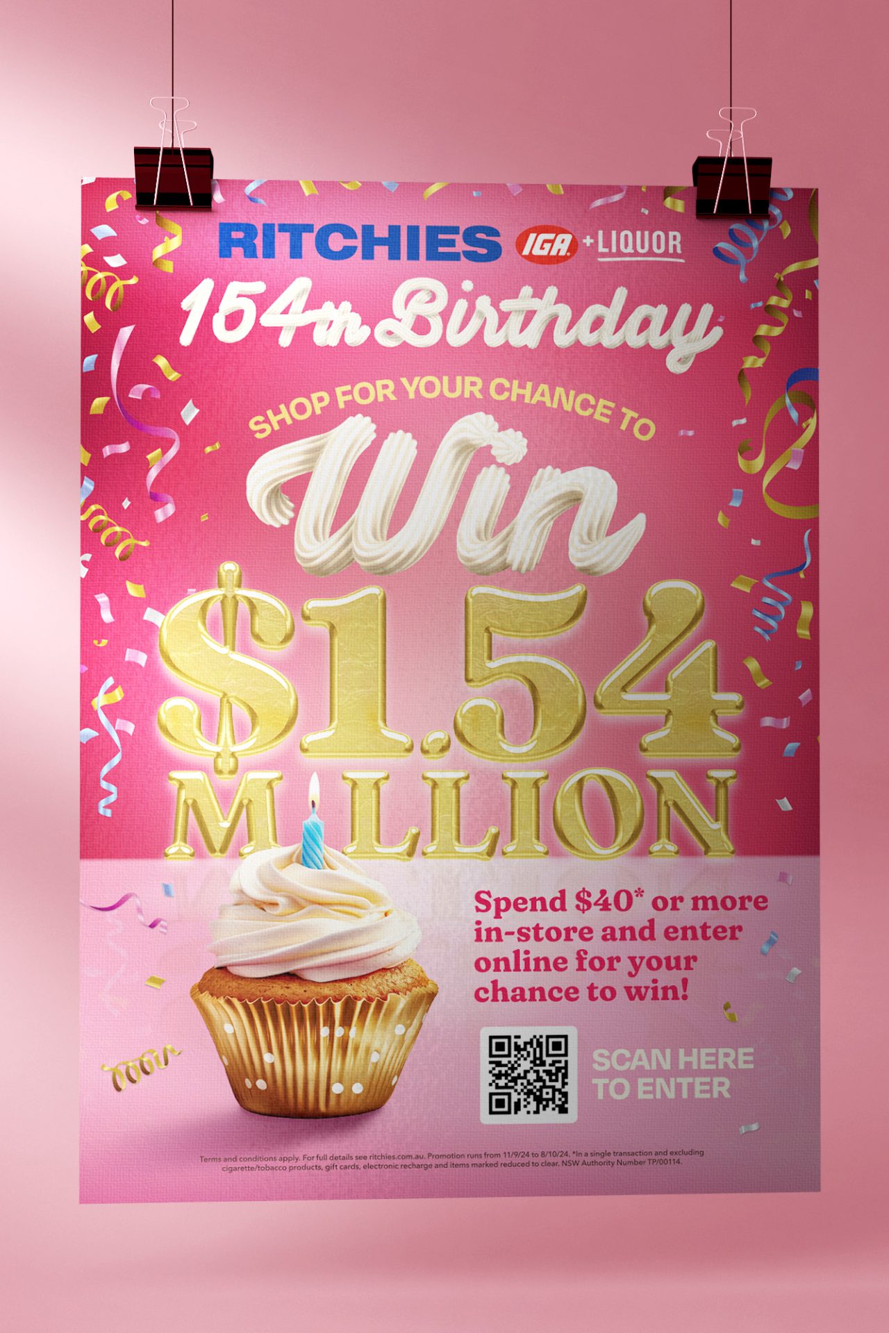 single poster mock-up